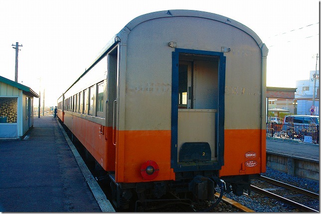 津軽鉄道線 ストーブ列車 オハ46-2