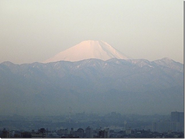 品川から富士山