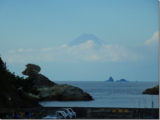 雲見温泉 富士山