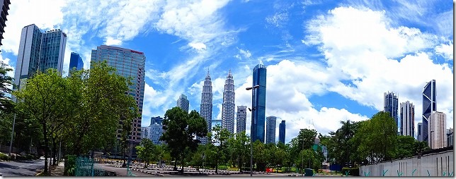 ペトロナスツインタワー　クアラルンプール　マレーシア